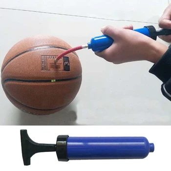10pcs/set Открит спорт с игла трайни балон гъвкав маркуч ръка въздушна помпа футбол баскетболна топка инфлатор преносим