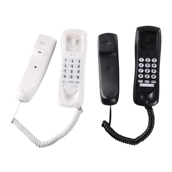 HCD3588 Мини телефон за монтиране на стена Caller Телефон Стена Телефон Фиксиран стационарен дропшип